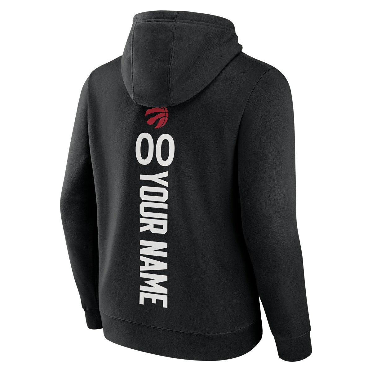 Toronto Raptors Playmaker Personalized Name & Number Pullover Hoodie Black