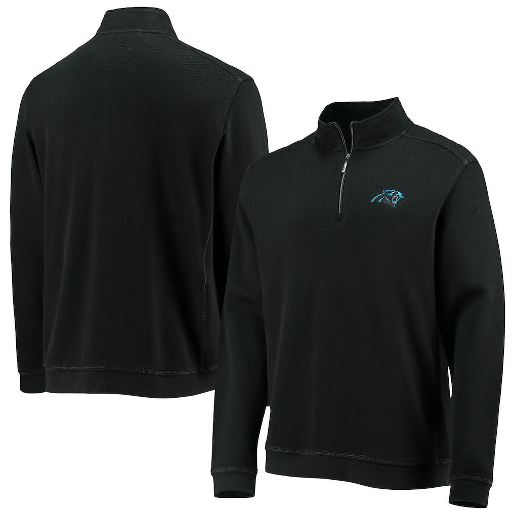Carolina Panthers Nassau Half-Zip Jacket Black
