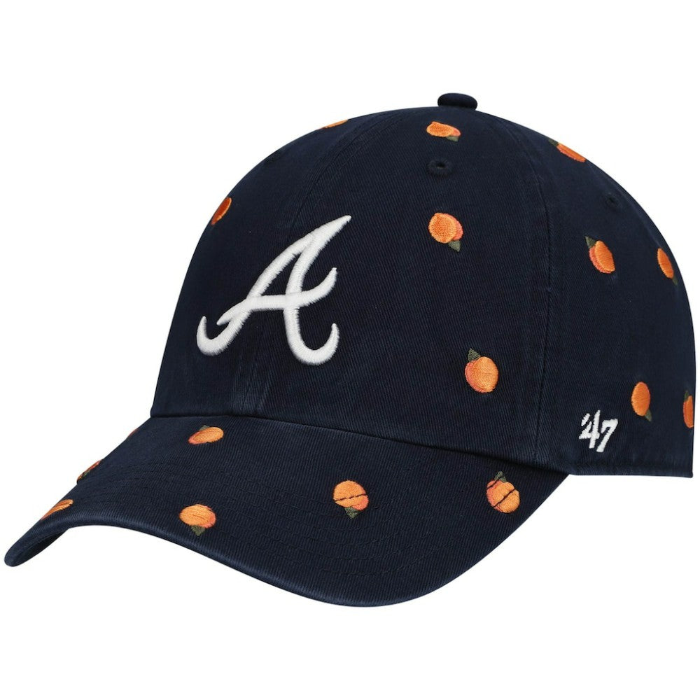 Atlanta Braves '47 Women's Confetti Clean Up Adjustable Hat - Navy Hats