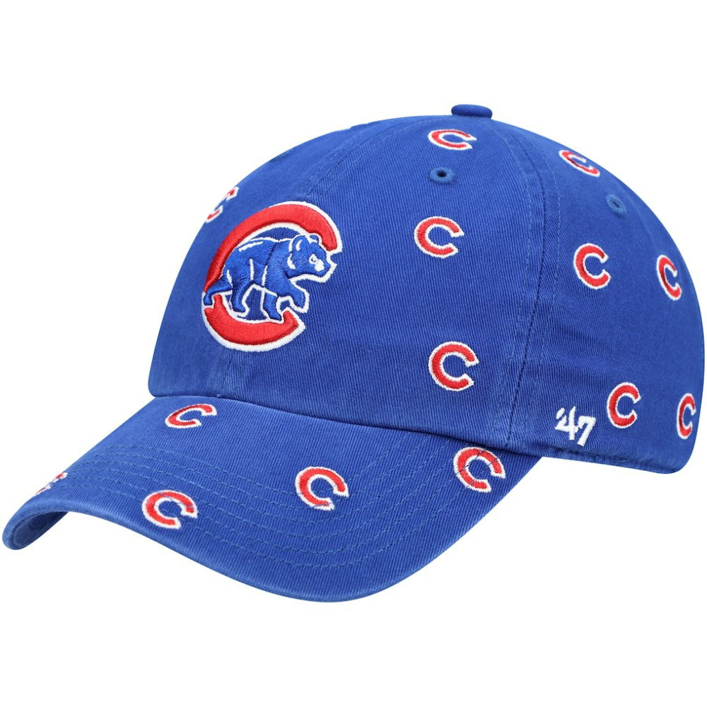 Chicago Cubs '47 Women's Confetti Clean Up Adjustable Hat - Royal Hats