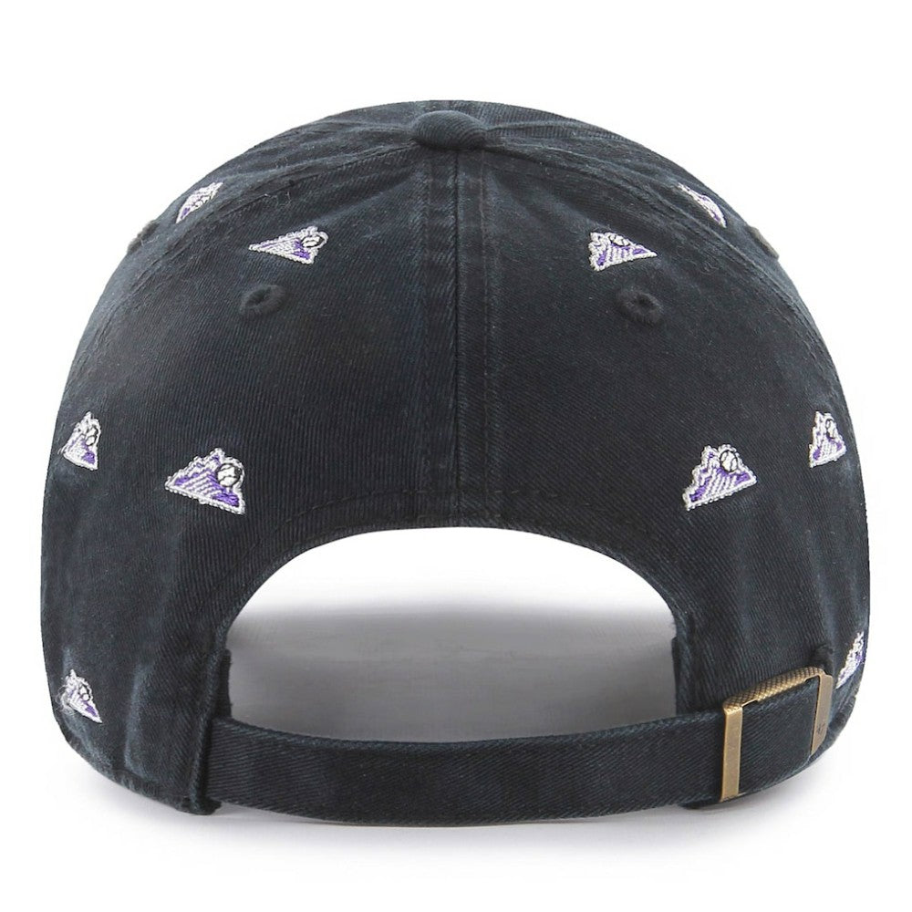 Colorado Rockies '47 Women's Confetti Clean Up Adjustable Hat - Black Hats