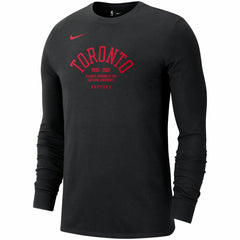 Toronto Raptors 75th Anniversary Courtside Element Long Sleeve T-Shirt Black