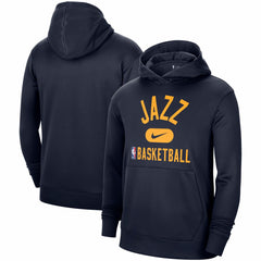 Utah Jazz 2021-2022 Spotlight On Court Performance Practice Pullover Hoodie Navy