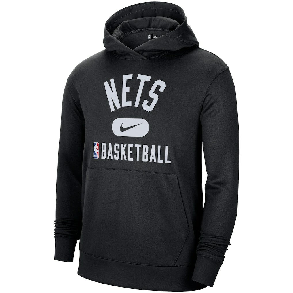 Brooklyn Nets 2021-2022 Spotlight On Court Performance Practice Pullover Hoodie Black
