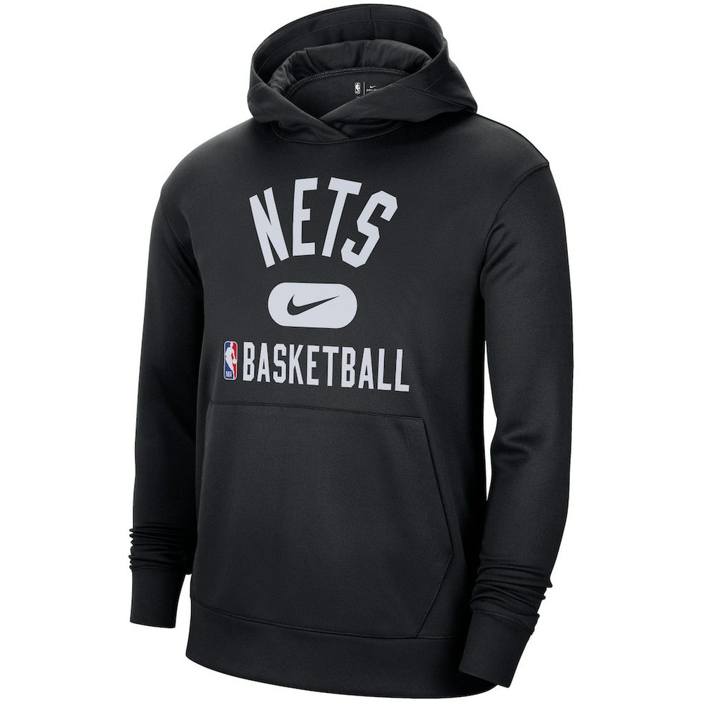 Brooklyn Nets 2021-2022 Spotlight On Court Performance Practice Pullover Hoodie Black