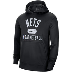 Brooklyn Nets 2021-2022 Spotlight On Court Performance Practice Pullover Hoodie Black