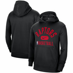 Toronto Raptors 2021-2022 Spotlight On Court Performance Practice Pullover Hoodie Black