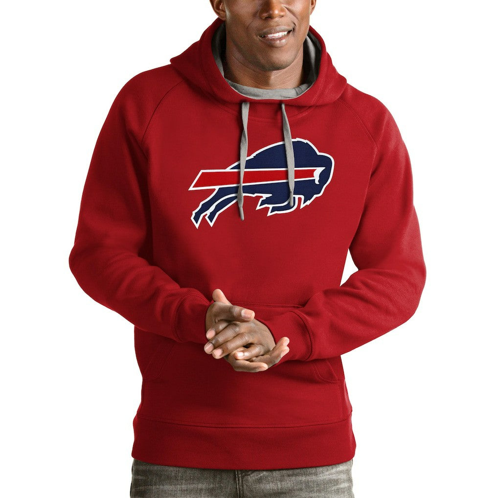Buffalo Bills Antigua Victory Pullover Hoodie Red