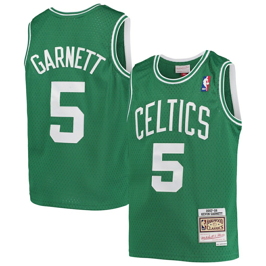 Kevin Garnett Boston Celtics Youth 2007/08 Hardwood Classics Swingman Jersey Kelly Green