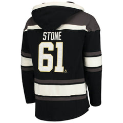 NHL Mark Stone Vegas Golden Knights '47 Player Name & Number Lacer Pullover Hoodie - Black