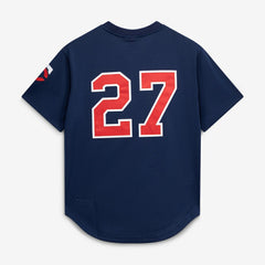 David Ortiz Minnesota Twins Mitchell & Ness 2002 Cooperstown Collection Mesh Batting Practice Jersey - Navy Jerseys