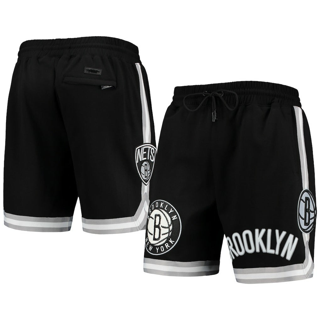 Brooklyn Nets Pro Standard Chenille Shorts Black