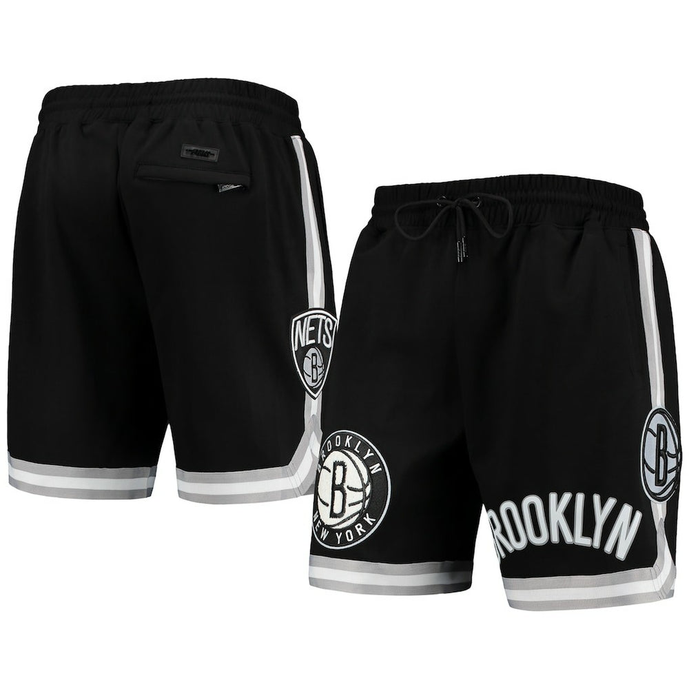 Brooklyn Nets Pro Standard Chenille Shorts Black