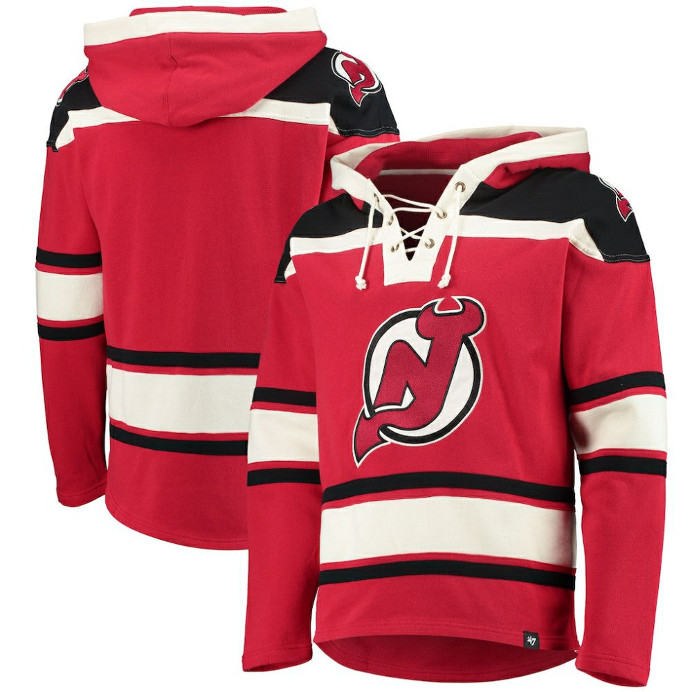NHL New Jersey Devils '47 Superior Lacer Hoodie - Red