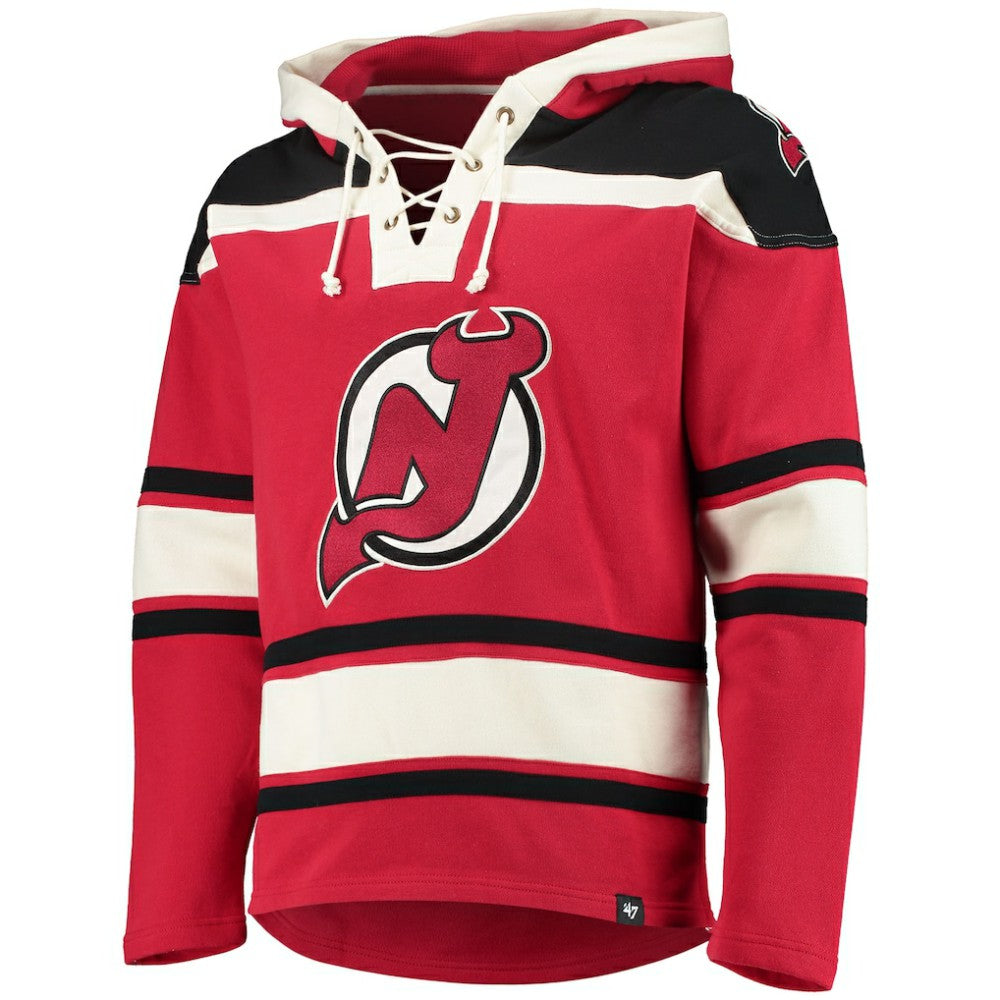 NHL New Jersey Devils '47 Superior Lacer Hoodie - Red