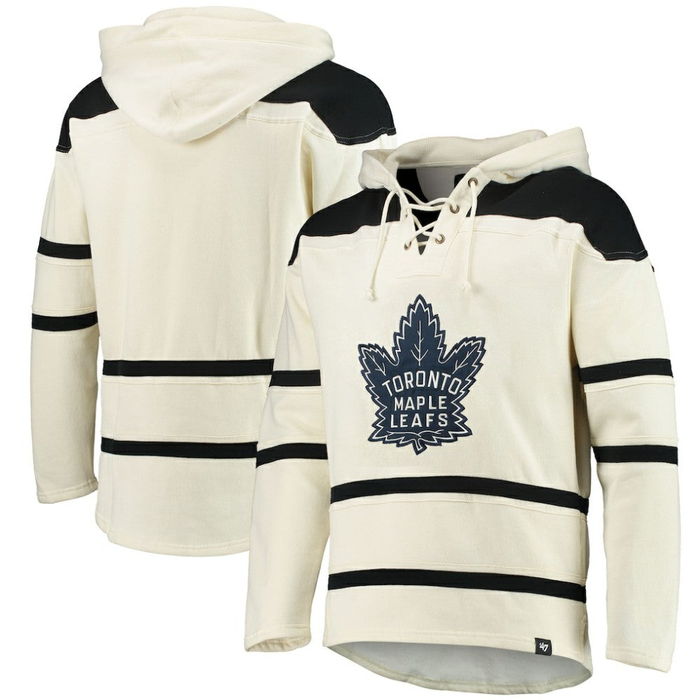 NHL Toronto Maple Leafs '47 Superior Lacer Hoodie - Cream