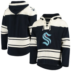 NHL Seattle Kraken '47 Superior Lacer Hoodie - Navy