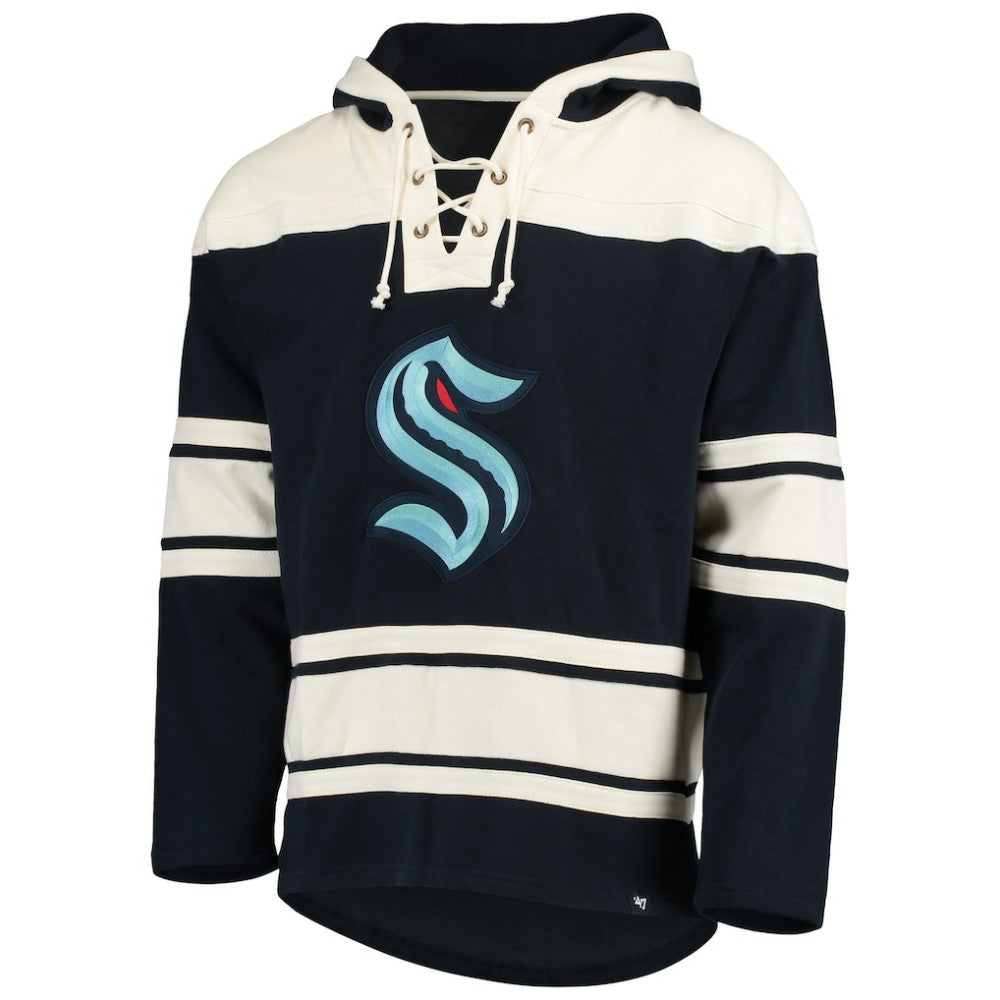 NHL Seattle Kraken '47 Superior Lacer Hoodie - Navy