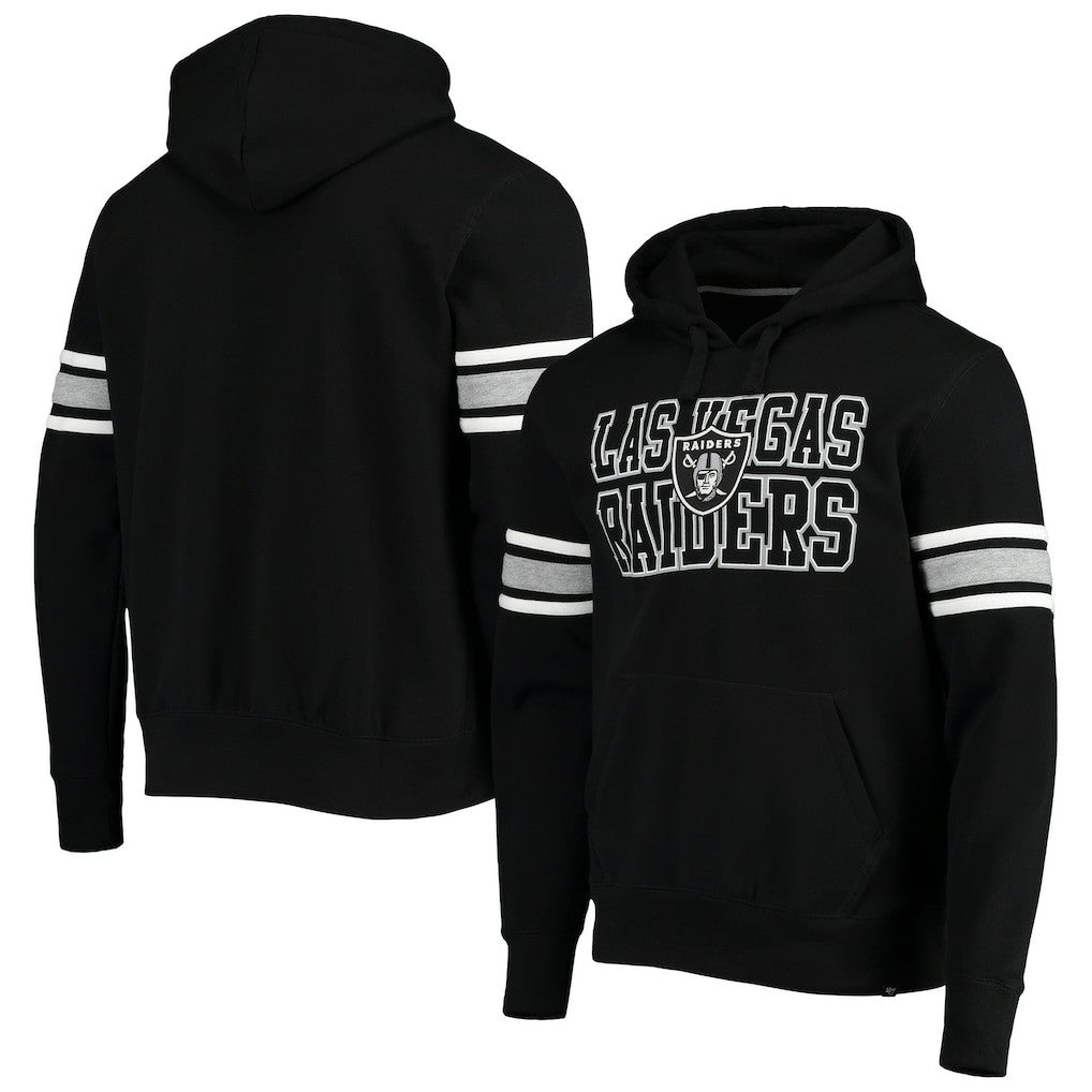 Las Vegas Raiders '47 Double Block Pullover Hoodie Black