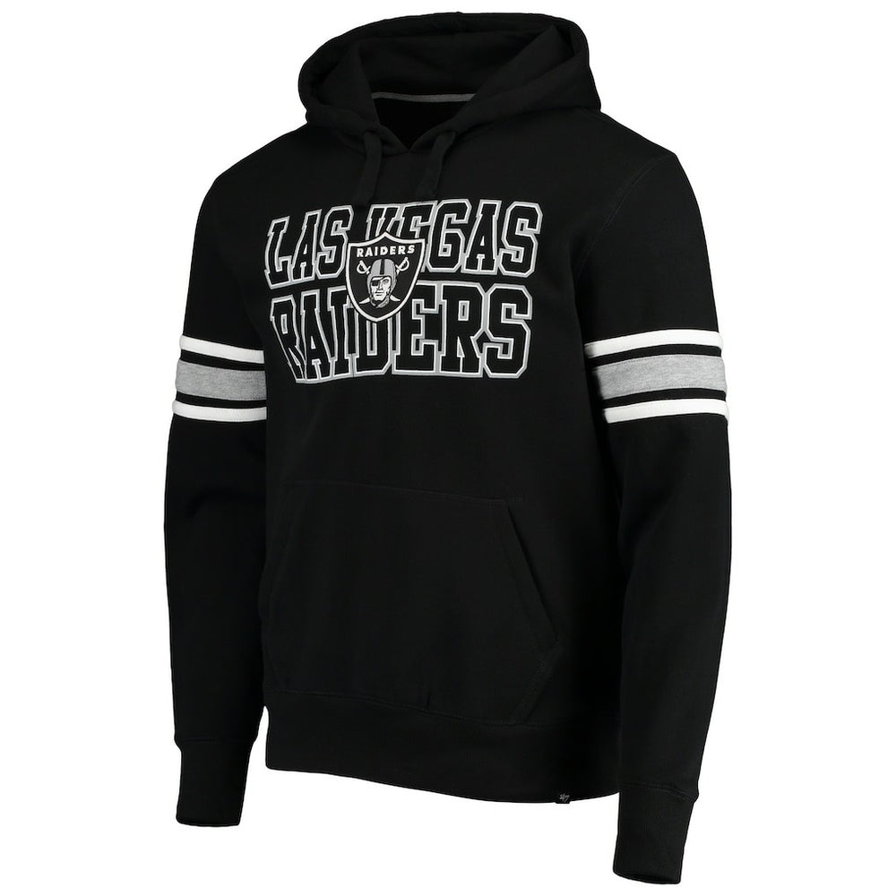 Las Vegas Raiders '47 Double Block Pullover Hoodie Black