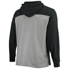 Las Vegas Raiders '47 Franklin Wooster Long Sleeve Hoodie T-Shirt Heathered Gray/Black