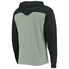 Pittsburgh Steelers '47 Franklin Wooster Throwback Long Sleeve Hoodie T-Shirt Heathered Gray
