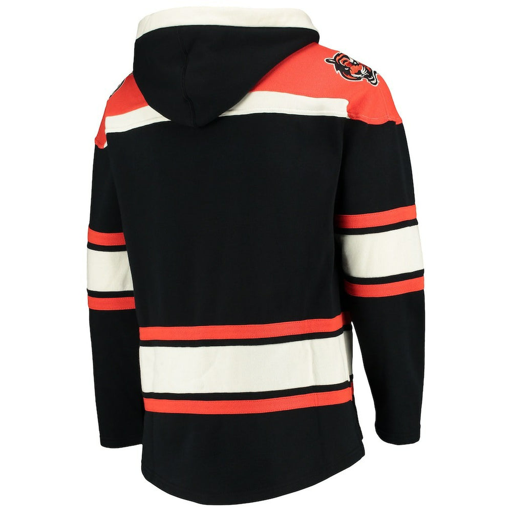 Cincinnati Bengals '47 Lacer V-Neck Pullover Hoodie Black