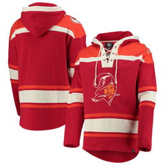 Tampa Bay Buccaneers '47 Throwback Lacer Pullover Hoodie Red