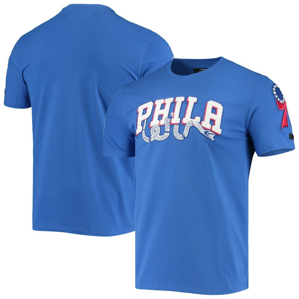 Philadelphia 76ers Pro Standard Chenille Team T-Shirt Royal