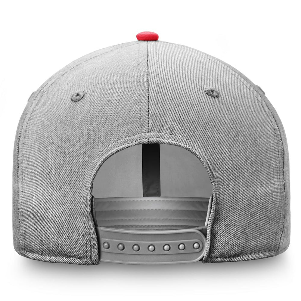 Atlanta Falcons Two-Tone Snapback Hat Heathered Gray/Red