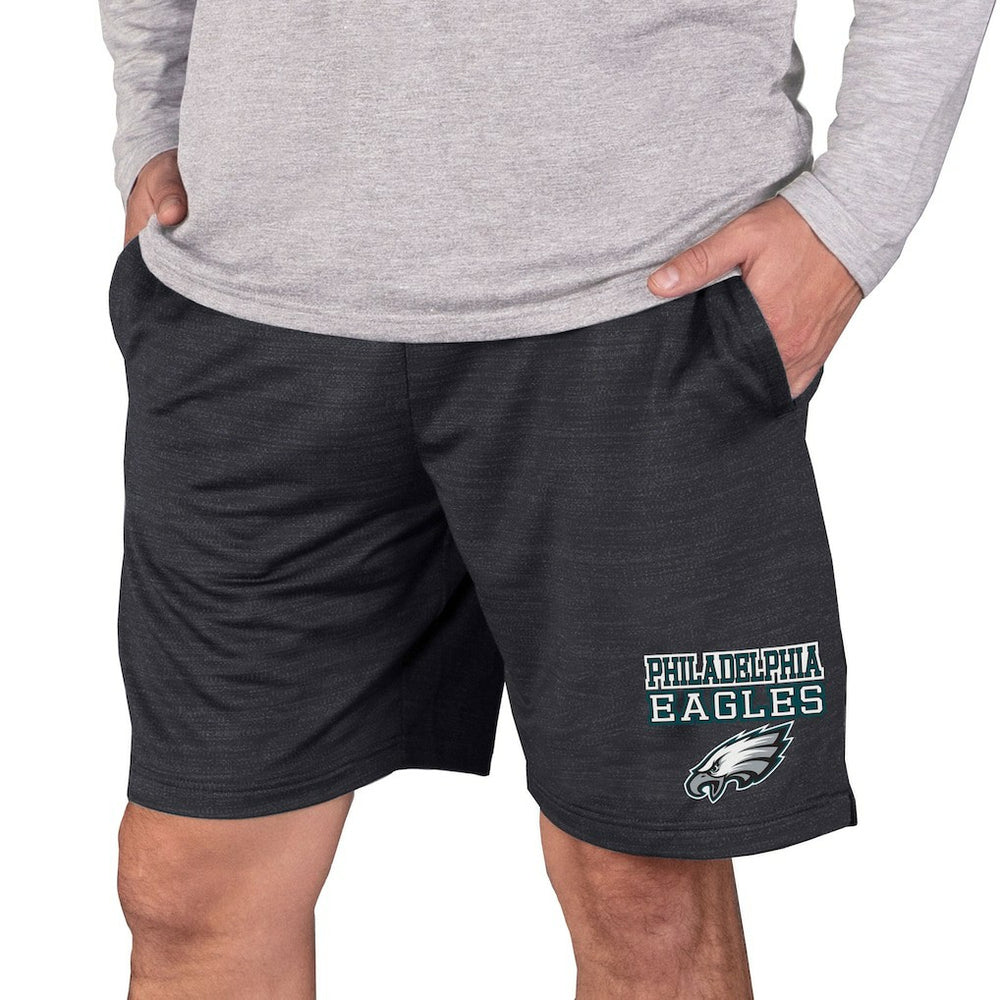 Philadelphia Eagles Concepts Sport Bullseye Knit Jam Shorts Charcoal