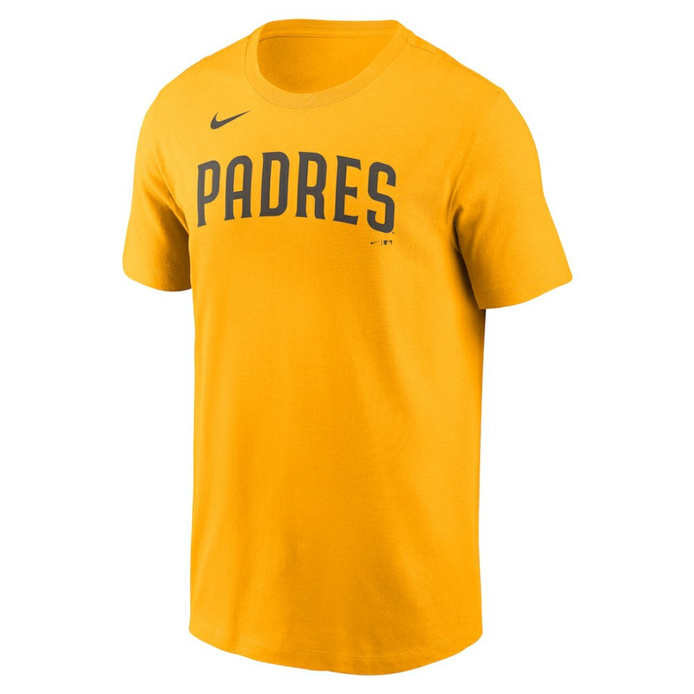 Yu Darvish San Diego Padres Nike Name & Number T-Shirt - Gold T-shirts
