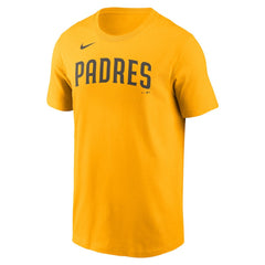Yu Darvish San Diego Padres Nike Name & Number T-Shirt - Gold T-shirts