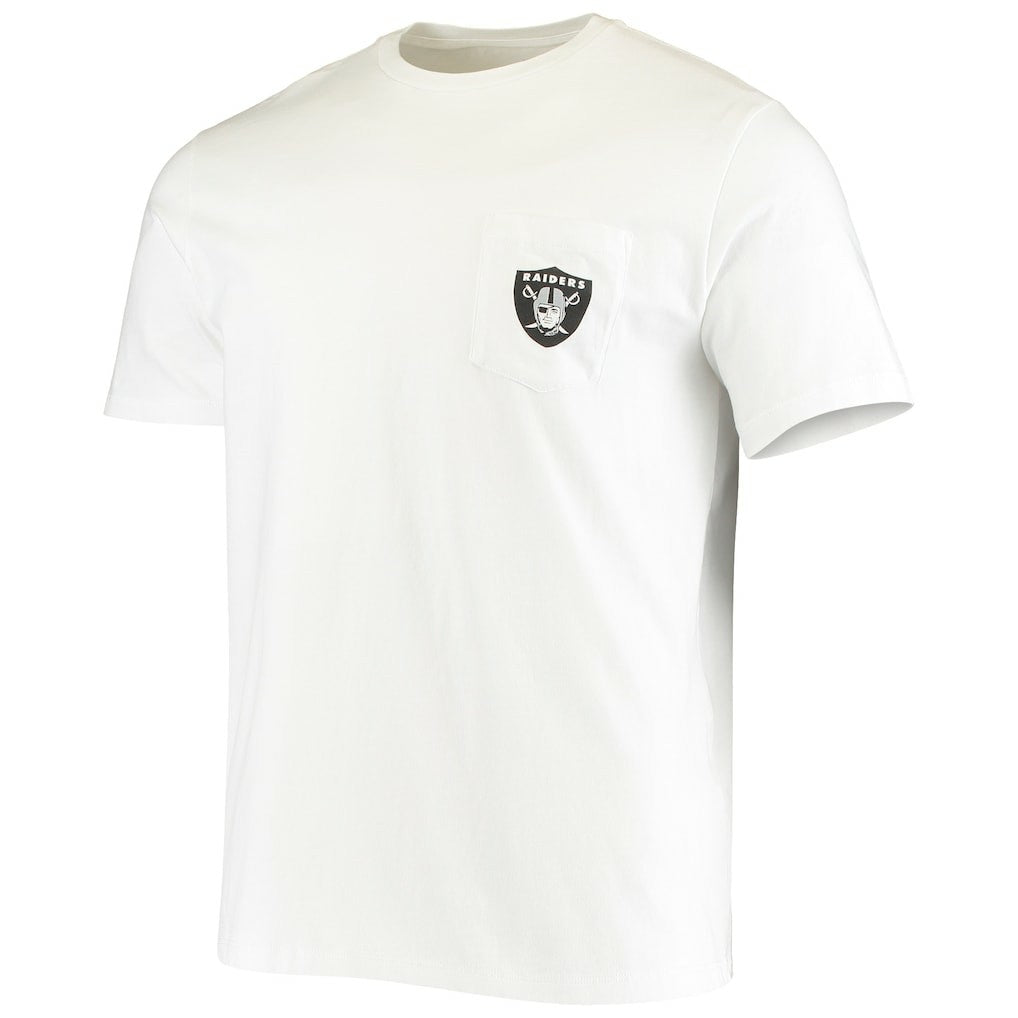 Las Vegas Raiders Vineyard Vines Big & Tall Helmet T-Shirt White