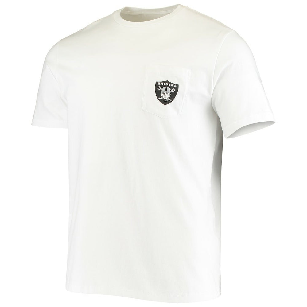 Las Vegas Raiders Vineyard Vines Big & Tall Helmet T-Shirt White