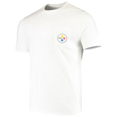 Pittsburgh Steelers Vineyard Vines Big & Tall Helmet T-Shirt White