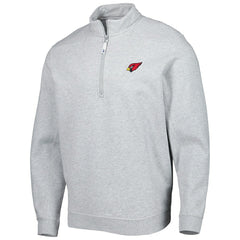 Arizona Cardinals Vineyard Vines Shep Shirt Quarter-Zip Sweatshirt Heather Gray
