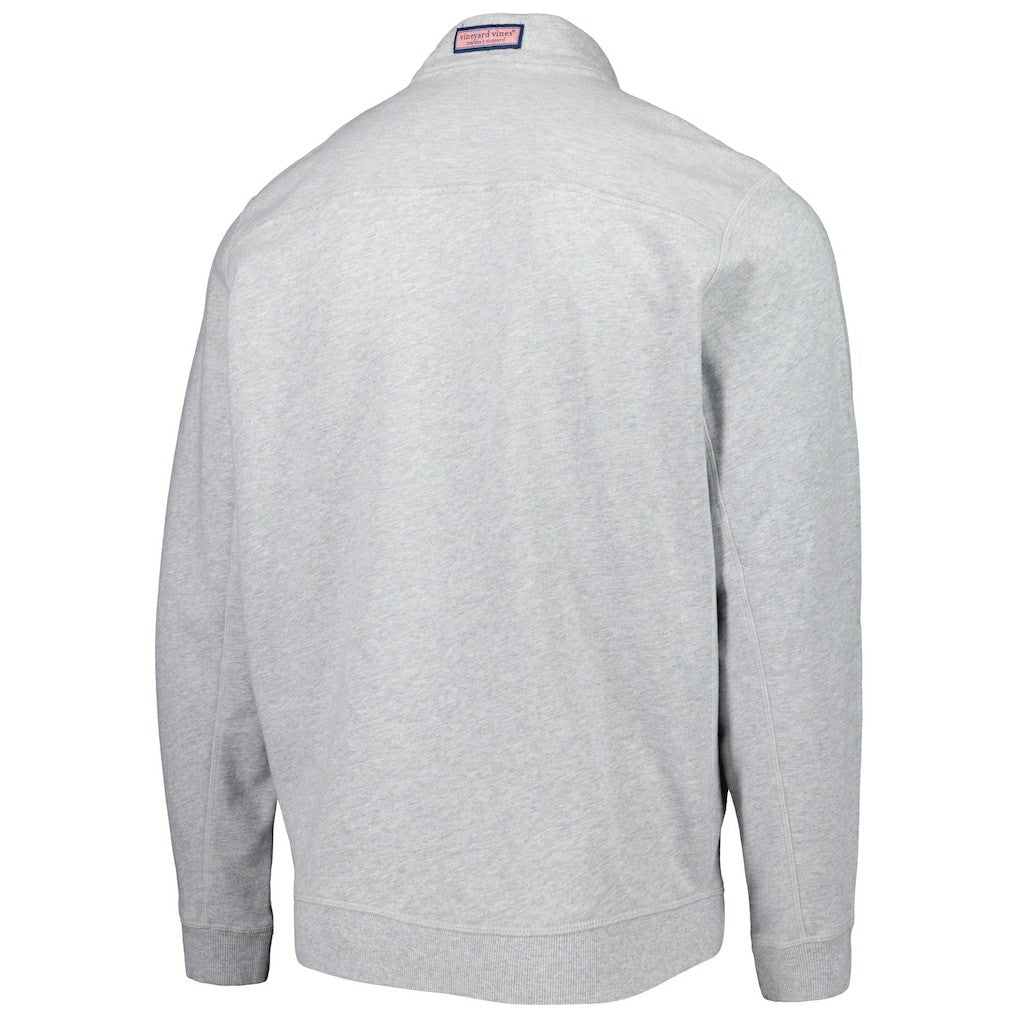 Arizona Cardinals Vineyard Vines Shep Shirt Quarter-Zip Sweatshirt Heather Gray