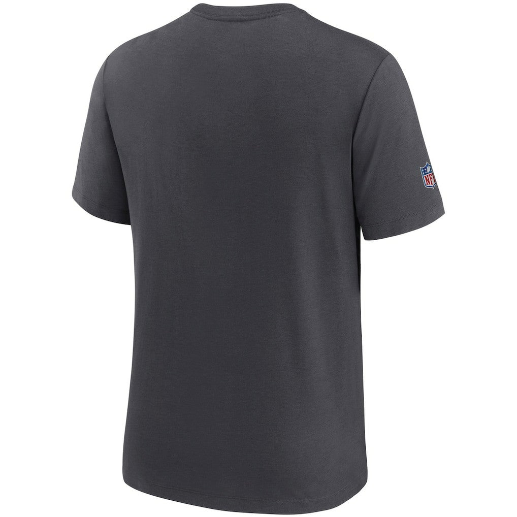 Jacksonville Jaguars NFL Crucial Catch Performance T-Shirt Charcoal