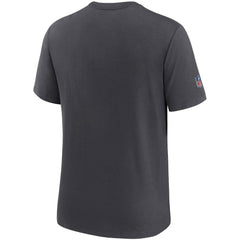 Jacksonville Jaguars NFL Crucial Catch Performance T-Shirt Charcoal