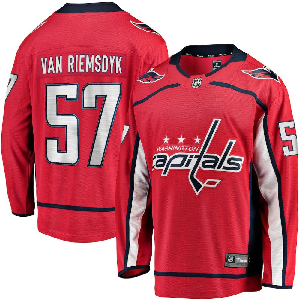NHL Trevor van Riemsdyk Washington Capitals Fanatics Home Breakaway Jersey - Red