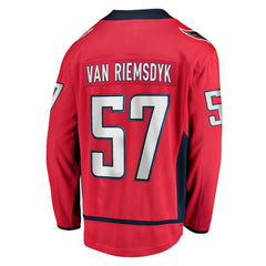 NHL Trevor van Riemsdyk Washington Capitals Fanatics Home Breakaway Jersey - Red