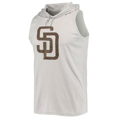 San Diego Padres Stitches Sleeveless Pullover Hoodie - Gray Hoodies
