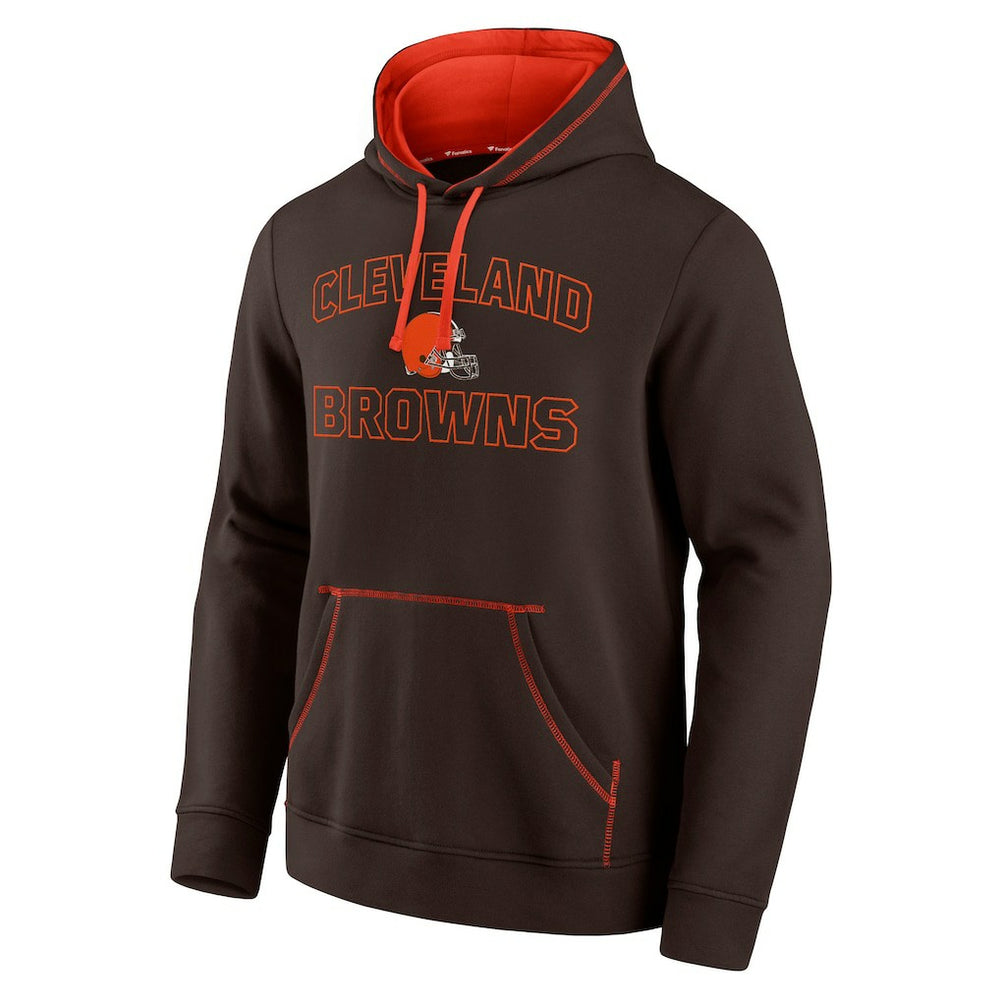Cleveland Browns Tiebreaker Pullover Hoodie Brown