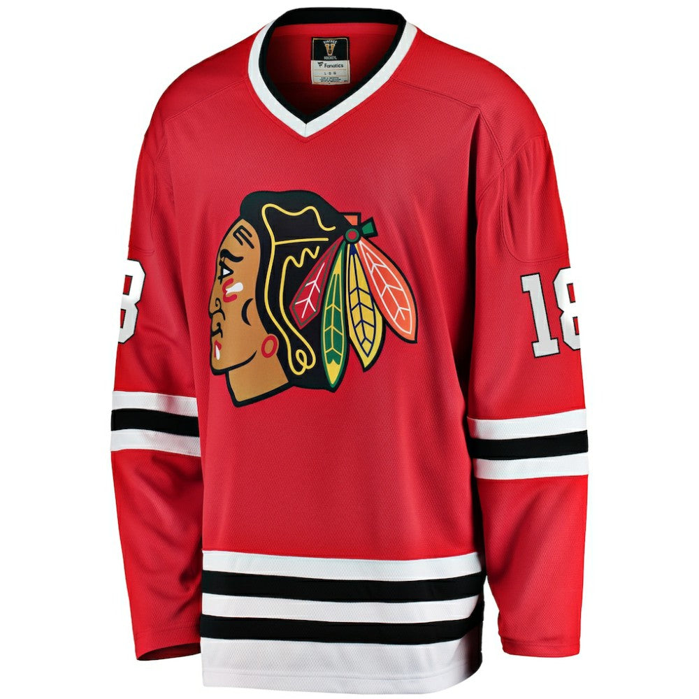 NHL Denis Savard Chicago Blackhawks Fanatics Premier Breakaway Retired Player Jersey - Red