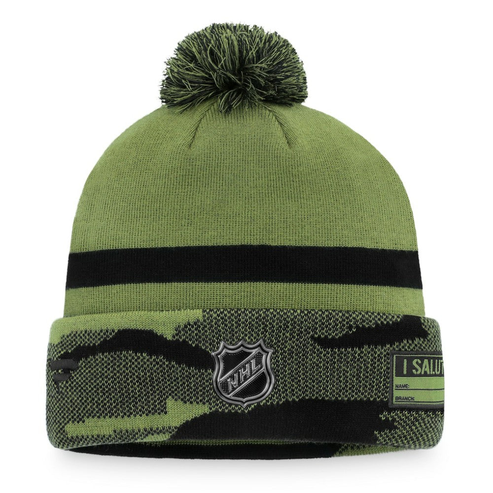 NHL Ottawa Senators Fanatics Military Appreciation Cuffed Knit Hat with Pom - Camo