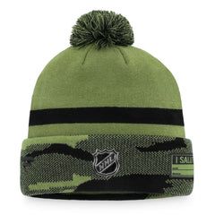 NHL Ottawa Senators Fanatics Military Appreciation Cuffed Knit Hat with Pom - Camo
