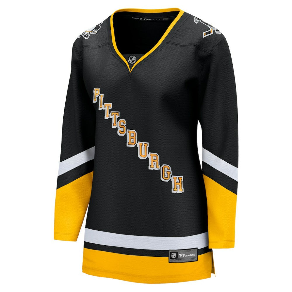 NHL Pittsburgh Penguins Fanatics Women's Alternate Breakaway Jersey - Black