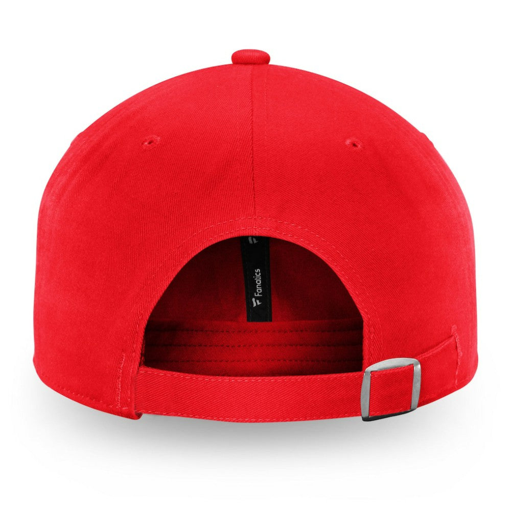 NHL Detroit Red Wings Fanatics Core Primary Logo Adjustable Hat - Red