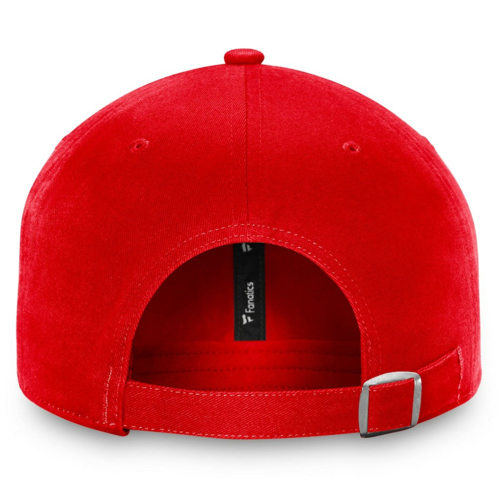 NHL New Jersey Devils Fanatics Core Primary Logo Adjustable Hat - Red